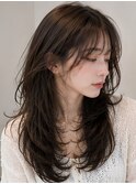 アッシュブラウンミディアムレイヤー韓国