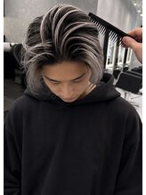 サロウィン 栄3丁目店(SALOWIN)&nbsp;メンズ｜ホワイトシルバーバレイヤージュ