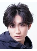 横浜/大人センターパート/ルーズシャドウ/ニュアンスパーマ
