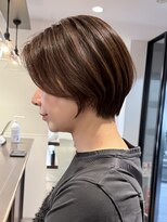 アビー 福岡天神(ABBEY) 30代40代50代ショート大人ショート大人ショートボブママヘア