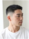 精悍なスキンフェードショート