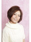 ナチュラルショートボブ