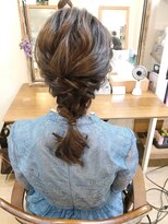 ロカット サロン(Roquat Salon) あみこみローポニーアレンジ 【ヘアアレンジ 立川/立川南】