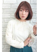 エルサフィロ ヨドヤバシ(el zafiro yodoyabashi)&nbsp;【el zafiro yodoyabashi】大人女子艶感ピンクブラウンボブ