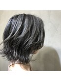 【奈良/inni hair】ハイライトカラー ボブ
