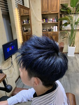 ジョージ(Jo-Ji) ネイビー×メンズショート