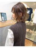 sungoose オリーブカラー小顔ハイライトセミウェットウェーブ