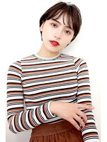 ラフィスヘアー クレイ 南草津店(La fith hair clay)&nbsp;【La fith】 丸みショートスタイル