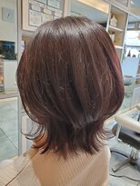 フェイバリット ビューティ ヨシミ(Favorite Beauty YOSHIMI)&nbsp;エドルカラーグレージュ×ウルフカット