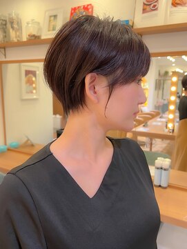 ロンド パルティール 大宮(Lond partir) 【石田勇士郎】インナーカラー髪質改善厚めバングスリークボブ