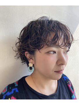 ヘアサロン ムク(HAIR SALON.MuKu) 大人かわいいマッシュショートパーマハンサムショート