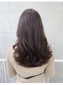 ◎韓国風巻き髪チョコレートブラウンナチュラルヘアベージュ