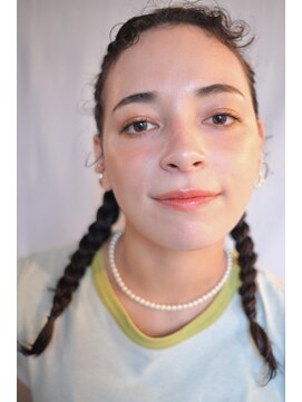 ラレイ(Lalei) *外国人風うぶ毛パーマ 編み込み カジュアルアレンジ