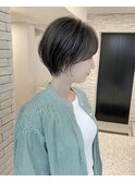 ショートボブ/大人巻き/ぷつっとボブ/ナチュラルモード/銀座駅