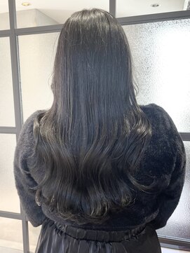 ヨーク(YOKE) 【 YOKE 】ブルーサファイア大人かわいい波巻きブルージュ韓国