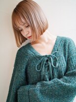 カフネ(cafne) ＊Wカラーベージュ / ワンレンぱっつんボブ＊