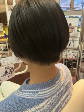 ヘアースペースブルーム プリュス 石橋店(HAIR SPACE BLOOM plus) 【石橋/ショート】髪質改善　白髪ぼかしハイライト、ヘアカラー