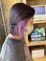 リブロ(liblo)&nbsp;ボブ × インナーカラー(パープル)【liblo】