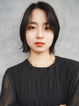 マノ 千歳烏山(MaNO) 大人ショートハイライト髪質改善キッズカット前髪30代69