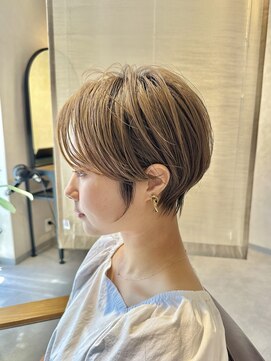 ナンバー 六本松(Number) 大人可愛い20代30代40代丸みショートボブ/ハイライト/脱白髪