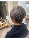 脱白髪染めハイライト/白髪ぼかし藤沢/髪質改善ヘッドスパカット