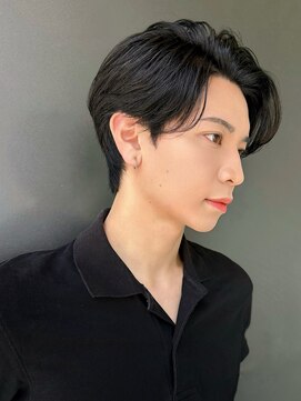 トルネード(TORNADO) メンズカット センターパート カルマパーマ アップバングS927