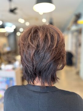 ヘアアンドメイク アース 聖蹟桜ヶ丘店(HAIR&MAKE EARTH) ハイグレイカラー