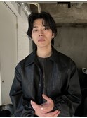 冬にオススメ、メンズミディアムパーマ