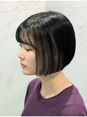 ミニボブ インナーカラー