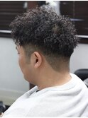 短髪ツイストピンパーマ/20代30代40代