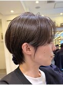イメチェン外ハネボブ美髪ワイドバングレイヤーショート/大宮