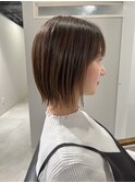 パツっとラインがかわいいヘイリーボブ