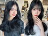【OPEN記念☆濃密ホイップTR付】】韓国風カット+フルカラー+超音波TR￥9990
