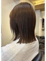 ドルセ(Dulce)&nbsp;長めボブ×カーキベージュ
