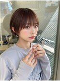 ナチュラルマッシュショート＃髪質改善＃地下風縮毛矯正