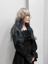 ヴァーディ オモテサンドウ(Vardy omotesando)&nbsp;roots/ルーツカラー ホワイト ブルー