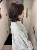 くびれボブ×アッシュブラウン