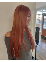 オーヘアールーム O hair-room coralpink