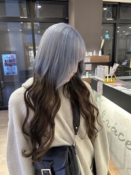 ソワン ドゥ ブレス コフレ あべの店(soin de brace×coffret) roots color pail blue