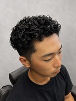 スター(STAR) メンズパーマ×フェード|外国人風カーリースタイル