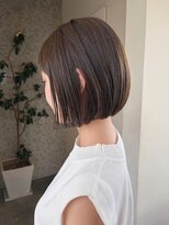 トップヘアー スパアンドリラクゼーション 安城(spa&relaxation)&nbsp;切りっぱなしボブ/ぱつっとボブ髪型20代30代前髪あり前髪無し