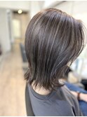 白髪ぼかしハイライトレイヤー
