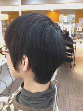 ヘアデザイン ラポール 茨木店(hair design Rapport) 骨格に合わせたスッキリショートで、お手入れ簡単スタイル!!