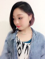 ヘアサロン グリーゼ(Hair salon Greeze) モテ小顔インナーカラーボブ
