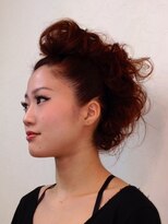 ヘアーファイナリー ジャンクス(Hair finery Janx)&nbsp;クールでゴージャスなアップスタイル