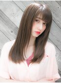 ツヤ髪　髪質改善　逆三角小顔ヘア