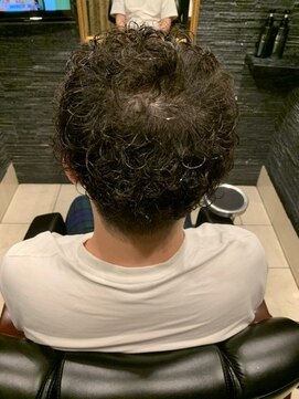 プレミアムバーバー 目黒店(PREMIUM BARBER produce by HIRO GINZA) マッシュパーマスタイル