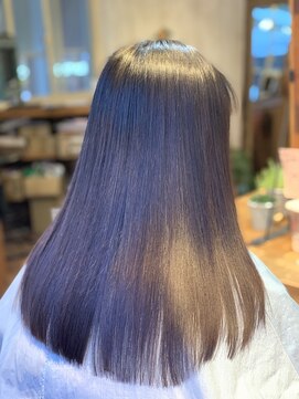 カミビトグロウ(kamibito glow) 髪質改善ココアブラウン艶感ストレート透明感赤み消し