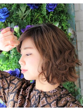 ナチュラルハイセンス 本店(natural high sense) くせ毛風ソフトウェッジボブ