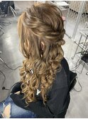 アイドルが奏でる卒業式の袴にもぴったり編み下ろしはーふあっぷ